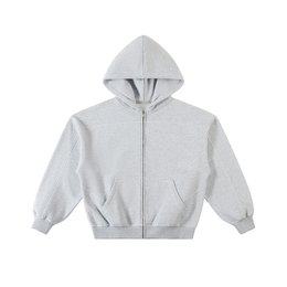 HATE ME Stitched Different Zip Hoodie