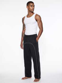 HATE ME Stitched Different Zip Sweatpants