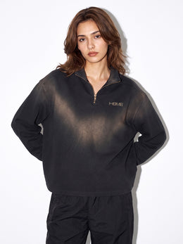 HATE ME Raw Attitude Quarter Zip