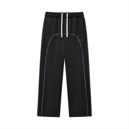 HATE ME Stitched Different Zip Sweatpants