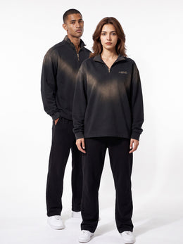HATE ME Raw Attitude Quarter Zip