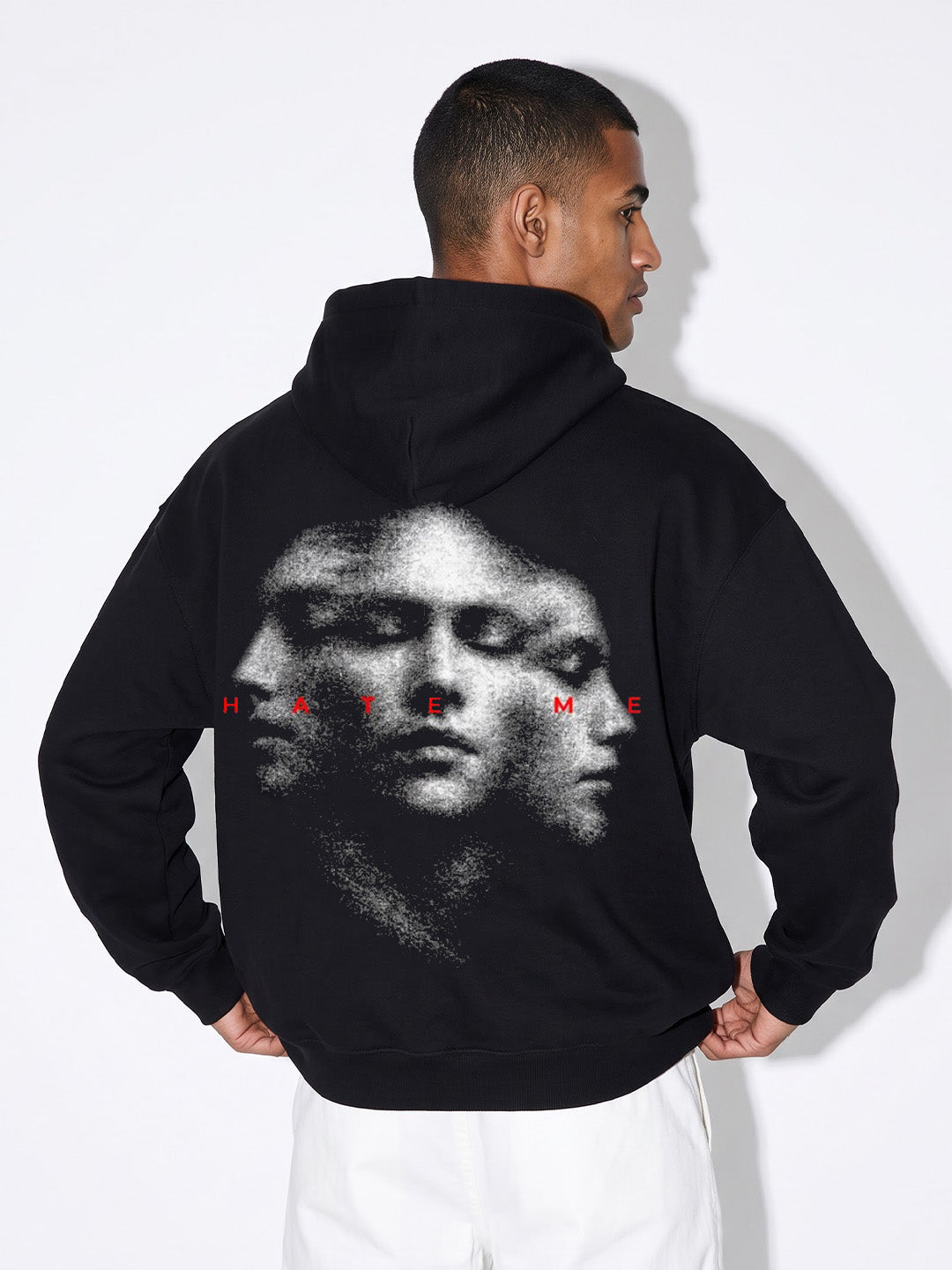 HATE ME Three Faces Hoodie